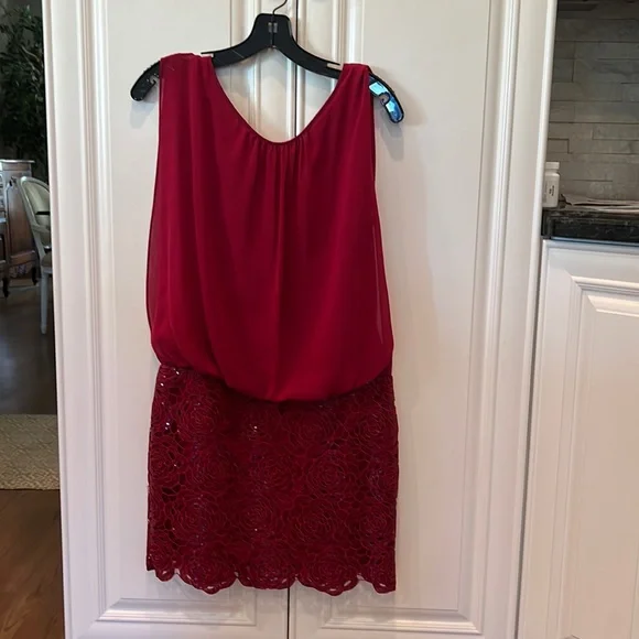 aidan mattox burgundy dress Aidan Mattox MD1E204197 main image 0
